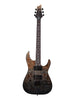 Schecter C-1 Standard Black Fade Burst Burl