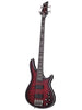 Schecter Hellraiser Extreme 4 Basse Crimson Red Burst Satin