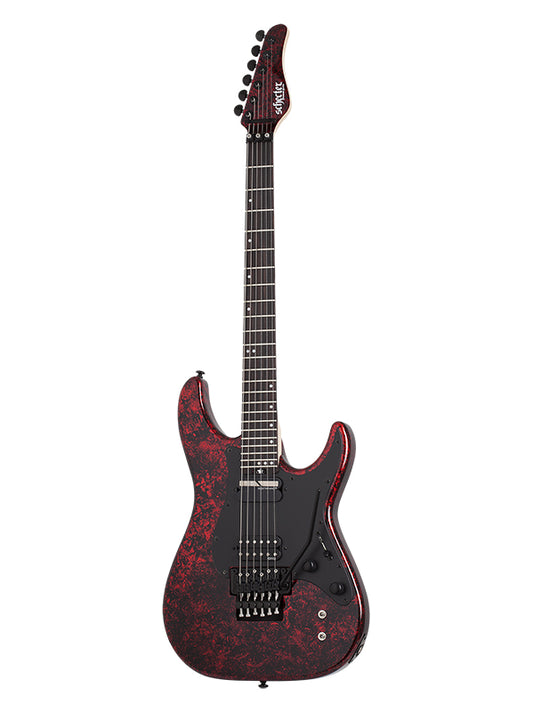 Sun Valley Super Shredder FR-S, Floyd Rose, micro Sustainiac - Red Reign