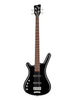 Warwick RockBass Corvette Basic 4 Medium Scale Gaucher Solid Black