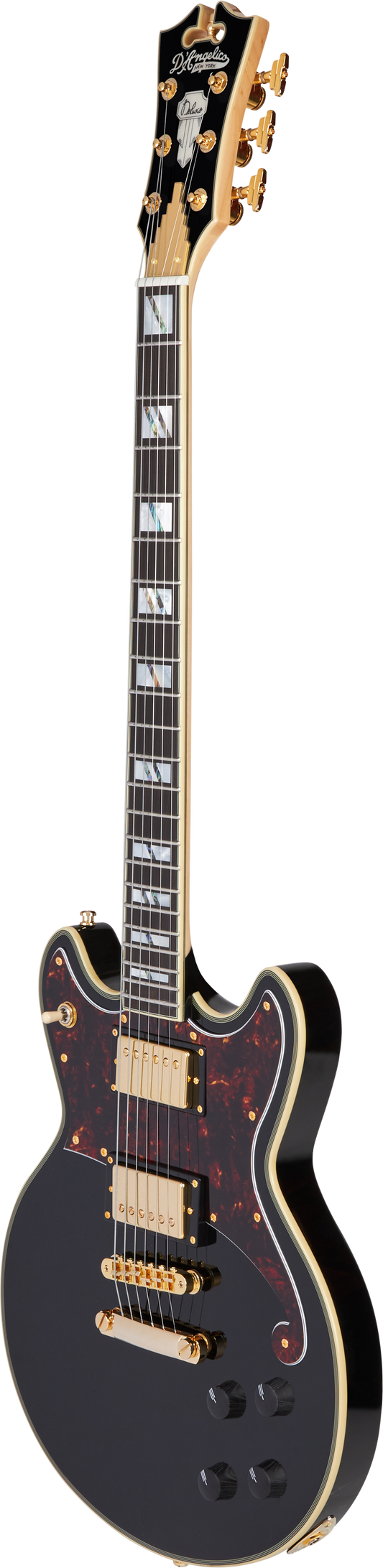 D'ANGELICO Deluxe Brighton Solid Black