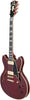 D'Angelico Deluxe DC Satin Trans Wine