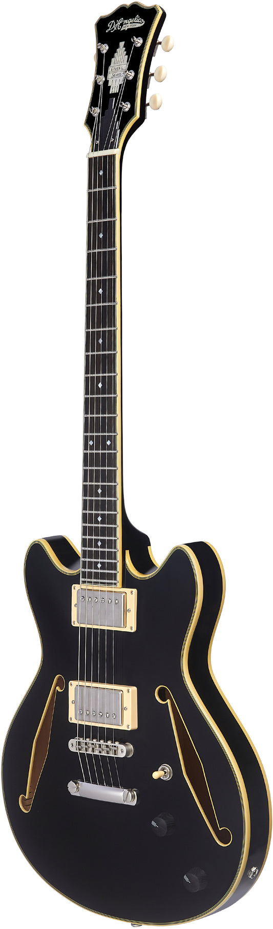 D'ANGELICO Excel Mini DC Tour Solid Black