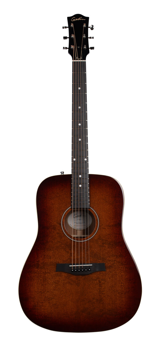 Godin Century Mahogany Cognac Rustic  EQ + Housse