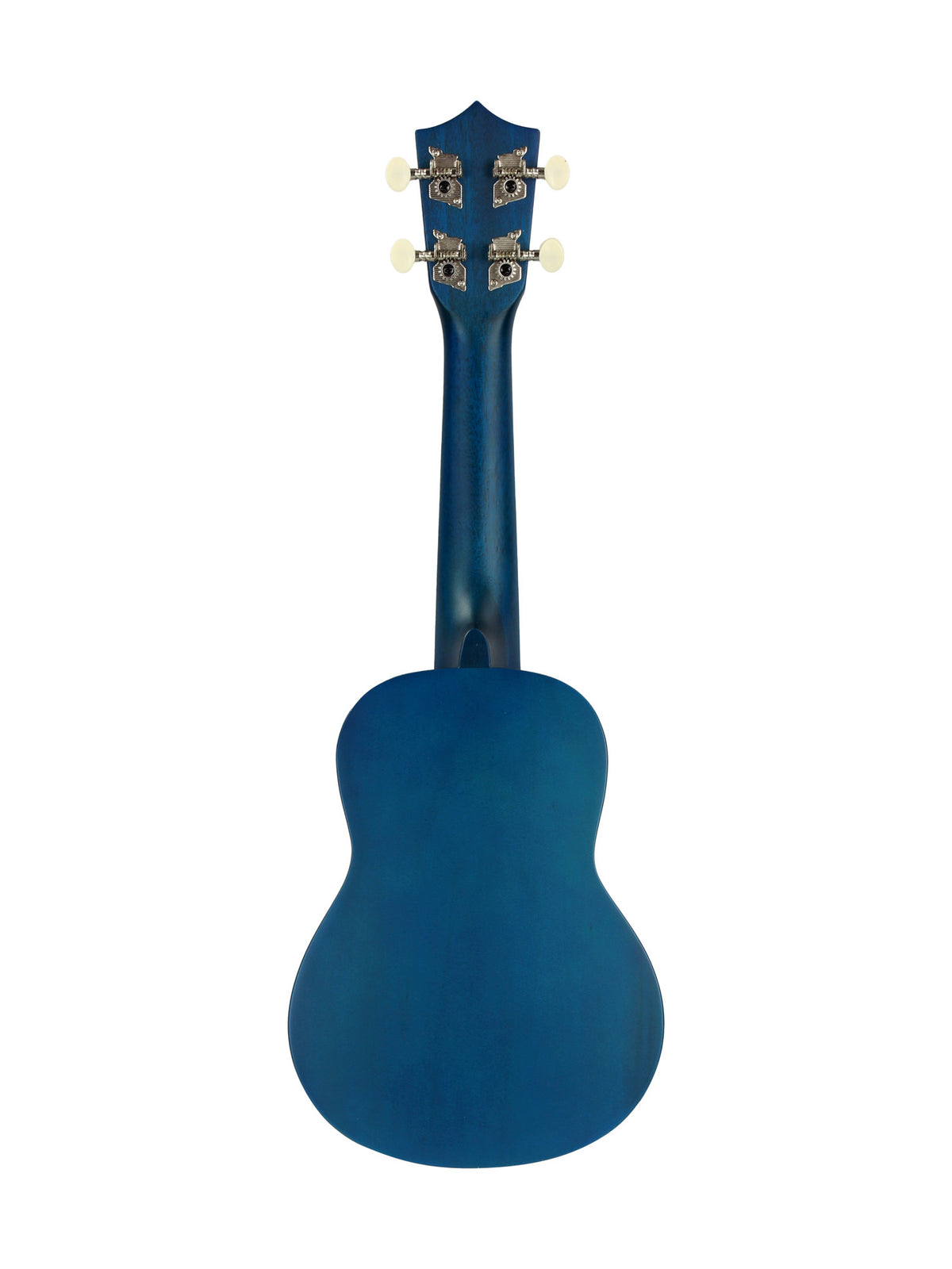 Ukulélé Soprano, table agathis, fond & éclisses agathis, manche okoume, touche noyer, avec housse, bleu