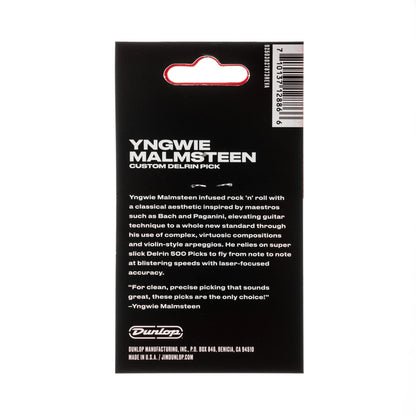 Sachet de 6 médiators Yngwie Malmsteen Custom Delrin 1.14 mm
