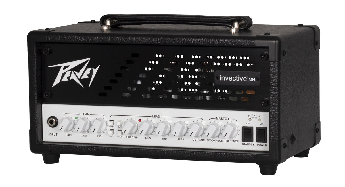 Tête amplifiée à lampes compact 20W, 2 canaux, EQ 3 bandes, sortie DI, finition noir