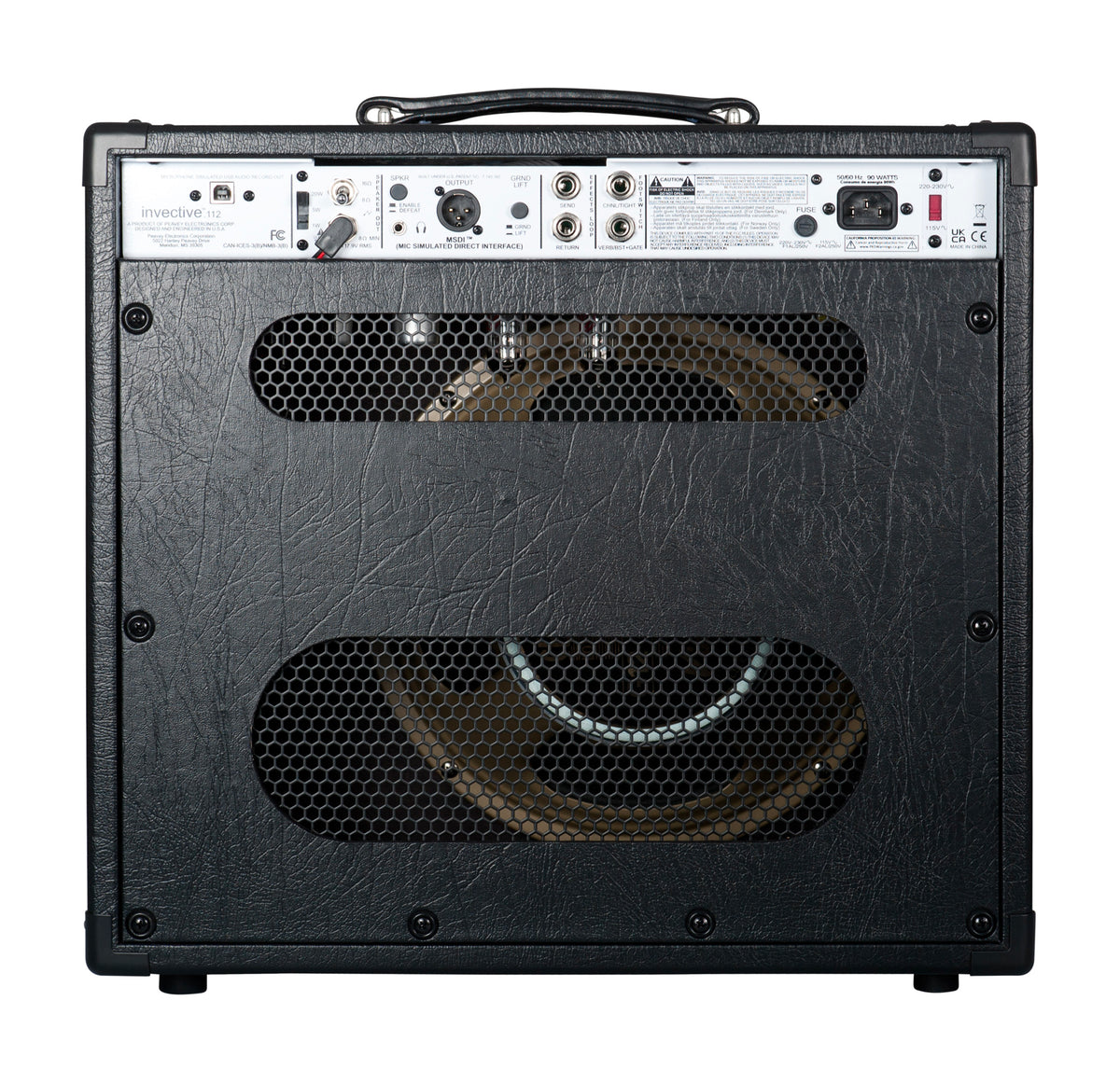 Ampli à lampes 20W, HP 1x 12", 2 canaux, EQ 3 bandes, sortie DI, développé en collaboration avec Misha Mansoor, finition noir