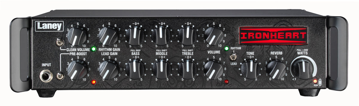 Tête amplifiée 300W & 60W, 3 canaux, 2 lampes de préampli ECC83, 2 modes d'amplification Class D, 3.5 kg, noir