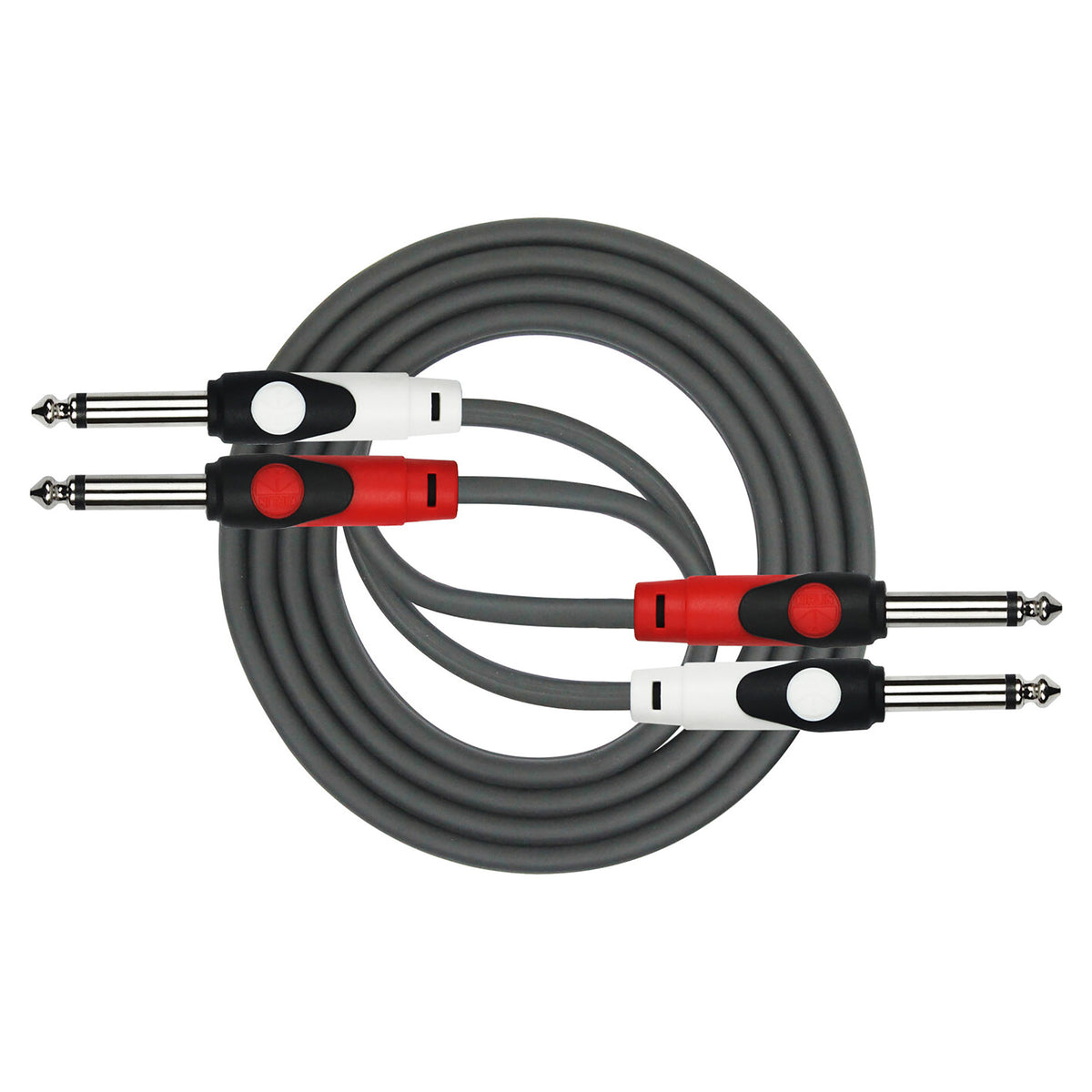 Câble patch LIGHT GEAR 2x Jack mono/2x Jack mono, 1 mètre, noir