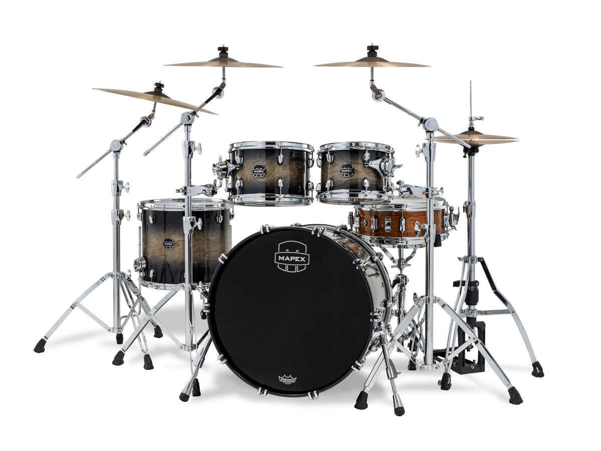 MAPEX SATURN 4 FUTS BLACK INK BURST