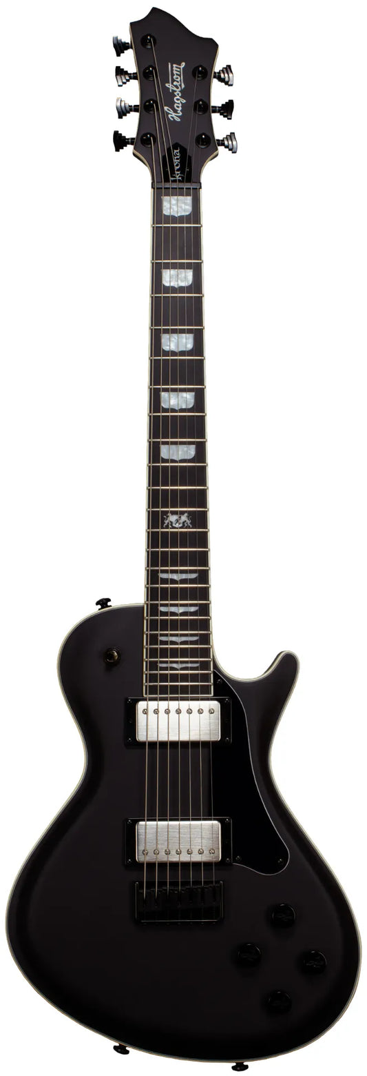 HAGSTROM Elec. Guitar Krona 7 Satin Black KRO7-SBK