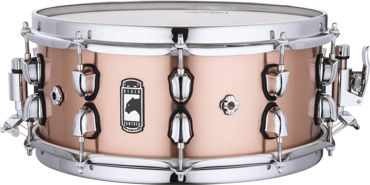 Caisse claire Mapex Black Panther"Predator" 14 x 6", cuivre 1.2 mm, accastillage chromé.