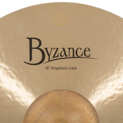 Crash Polyphonic 18", Alliage bronze B20, Martelée à la main, Finition traditionnelle