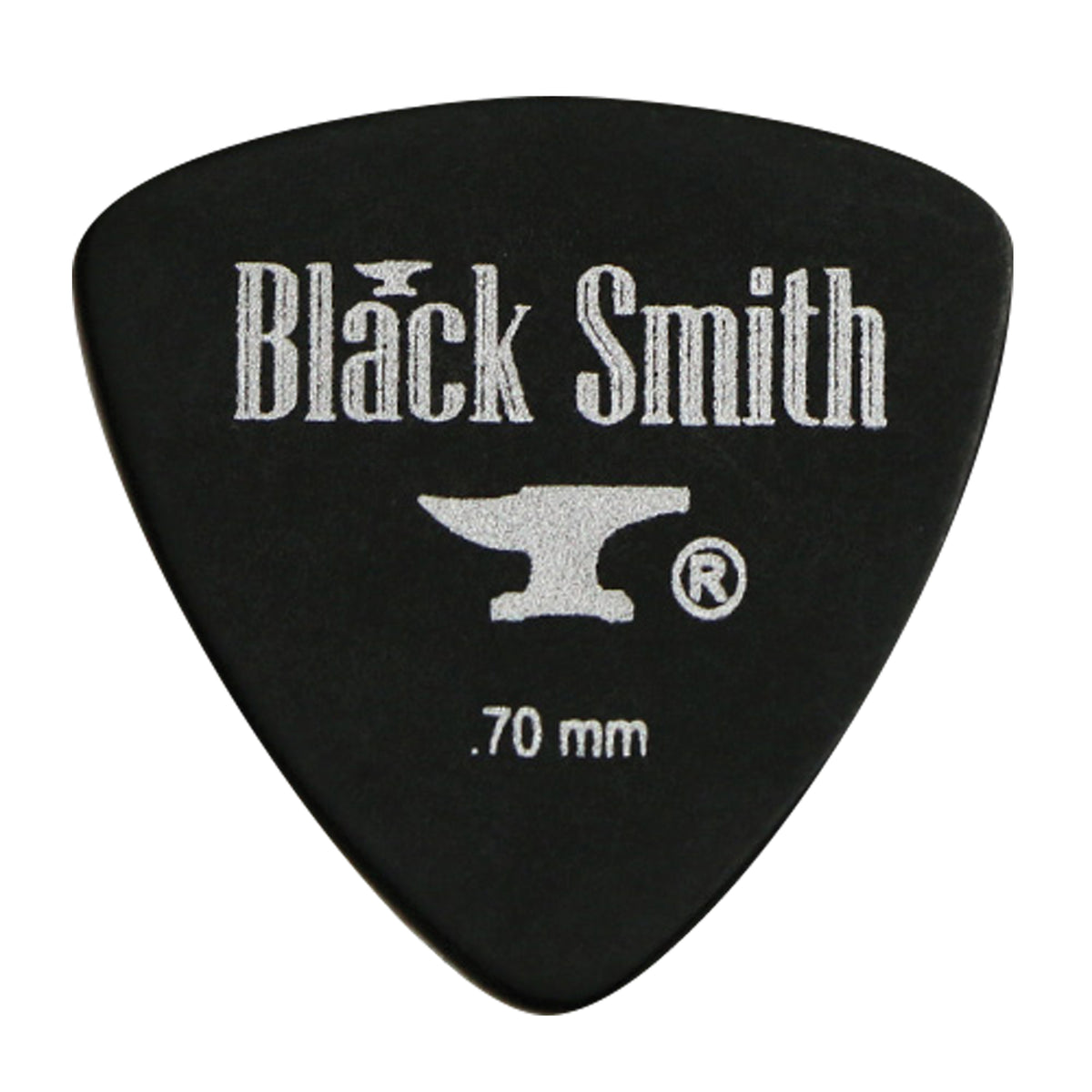 Sachet de 10 médiators Carbon Triangle Medium 0.7 mm, noir