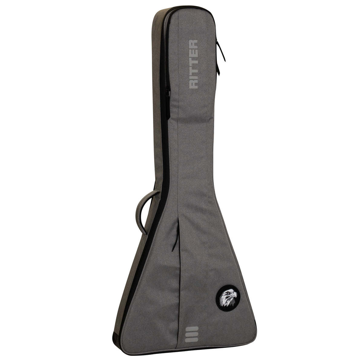 Housse CAROUGE 3 pour guitare électrique type Flying V, gris