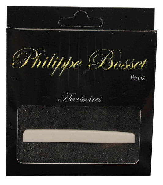 Sillet de chevalet pour guitare classique, os (80 x 3 x 9 mm)