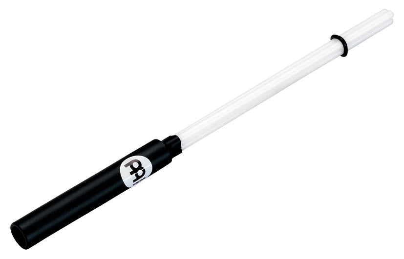 Baguette Samba plastique 3 brins, modèle court, 1 collier, noir et blanc