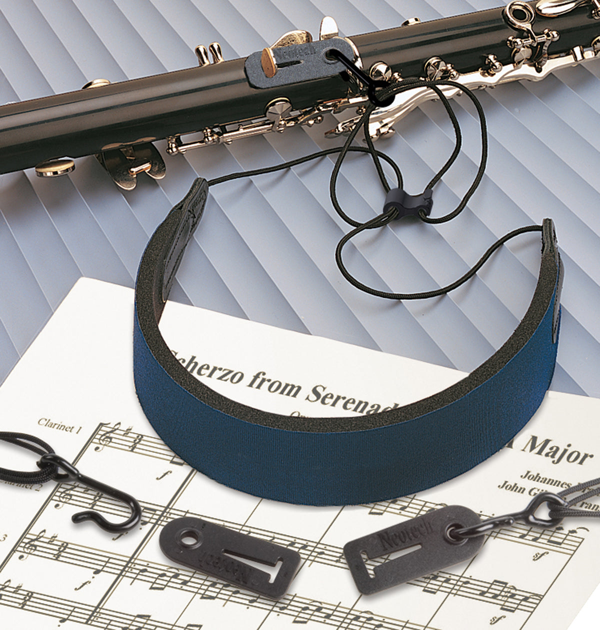 Cordon de clarinette, hautbois et cor anglais Neotech CEO Comfort Strap, Taille M