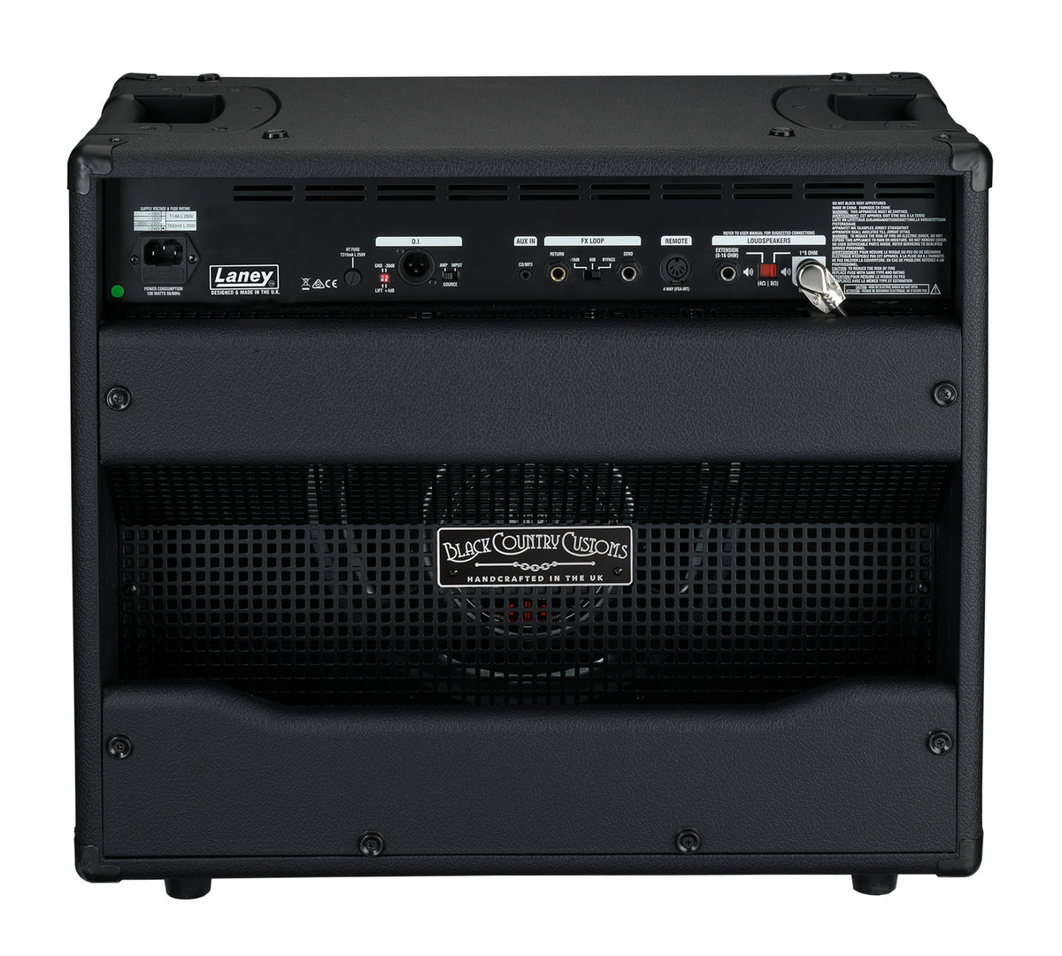 Ampli à lampes 30W (2 x 6L6), fabriqué en Angleterre, 1 x 12" HH Custom, préampli à lampes (4 x ECC83), 3 canaux