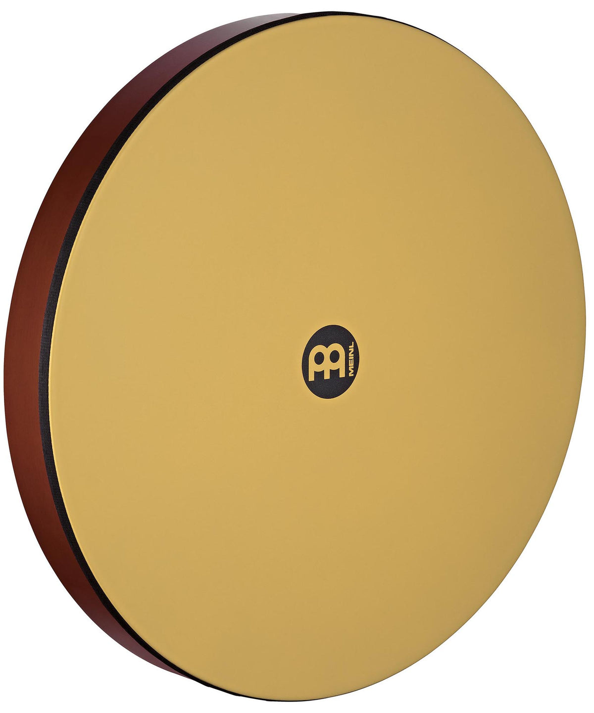Hand Drum 22", corps en hévéa, peau synthétique True Feel, sans cymbalettes, design ergonomique, African Brown