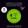 Ortega Jeu de Cordes Ukulele Ténor Black Nylon