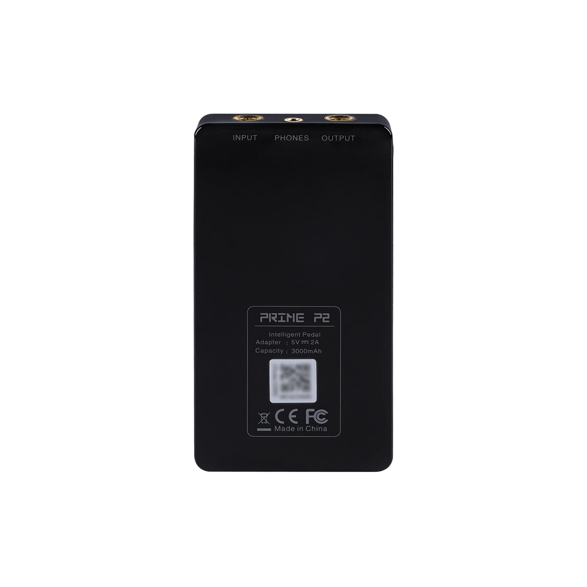Interface PRIME P2, pour guitare électrique, écran tactile, technologie MNRS de modélisation d'amplis et d'effets, noir