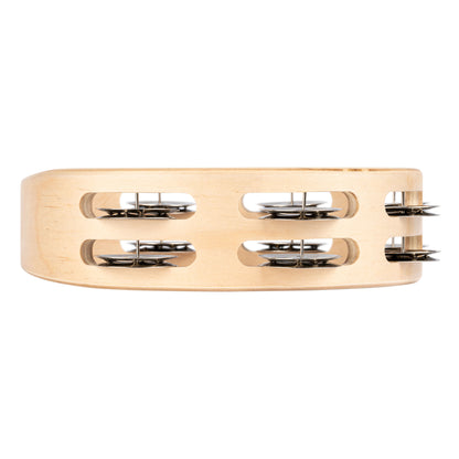 TAMBOURIN NINO BOIS 8"/2 RANGS