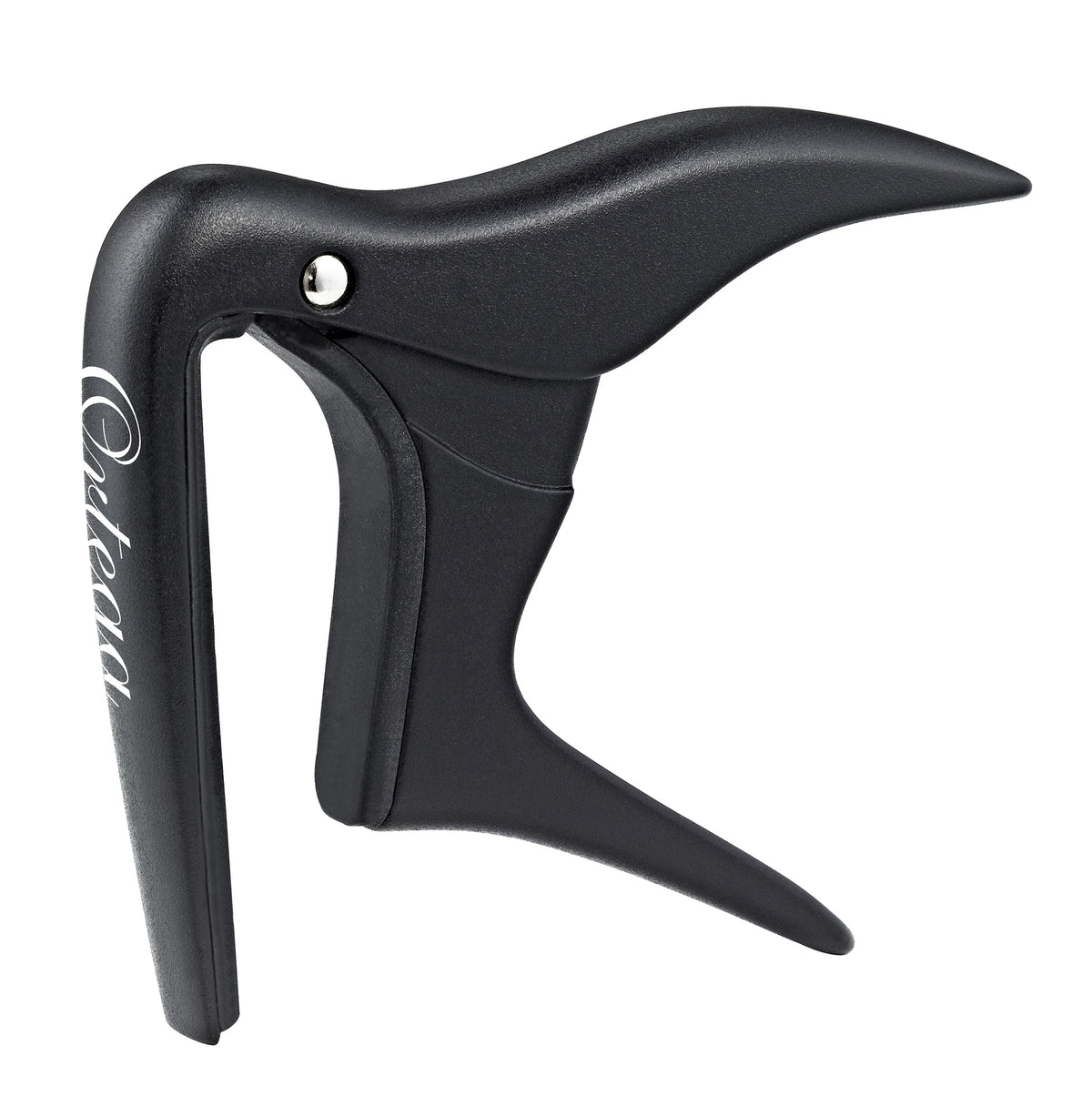 Capodastre pour guitare et basse touche bombée jusqu'à 52 mm de largeur, noir satiné