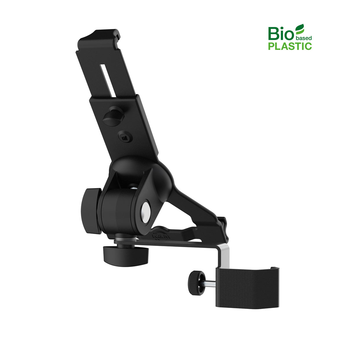 Support de tablette universel K&M 19765, fixation par serrage