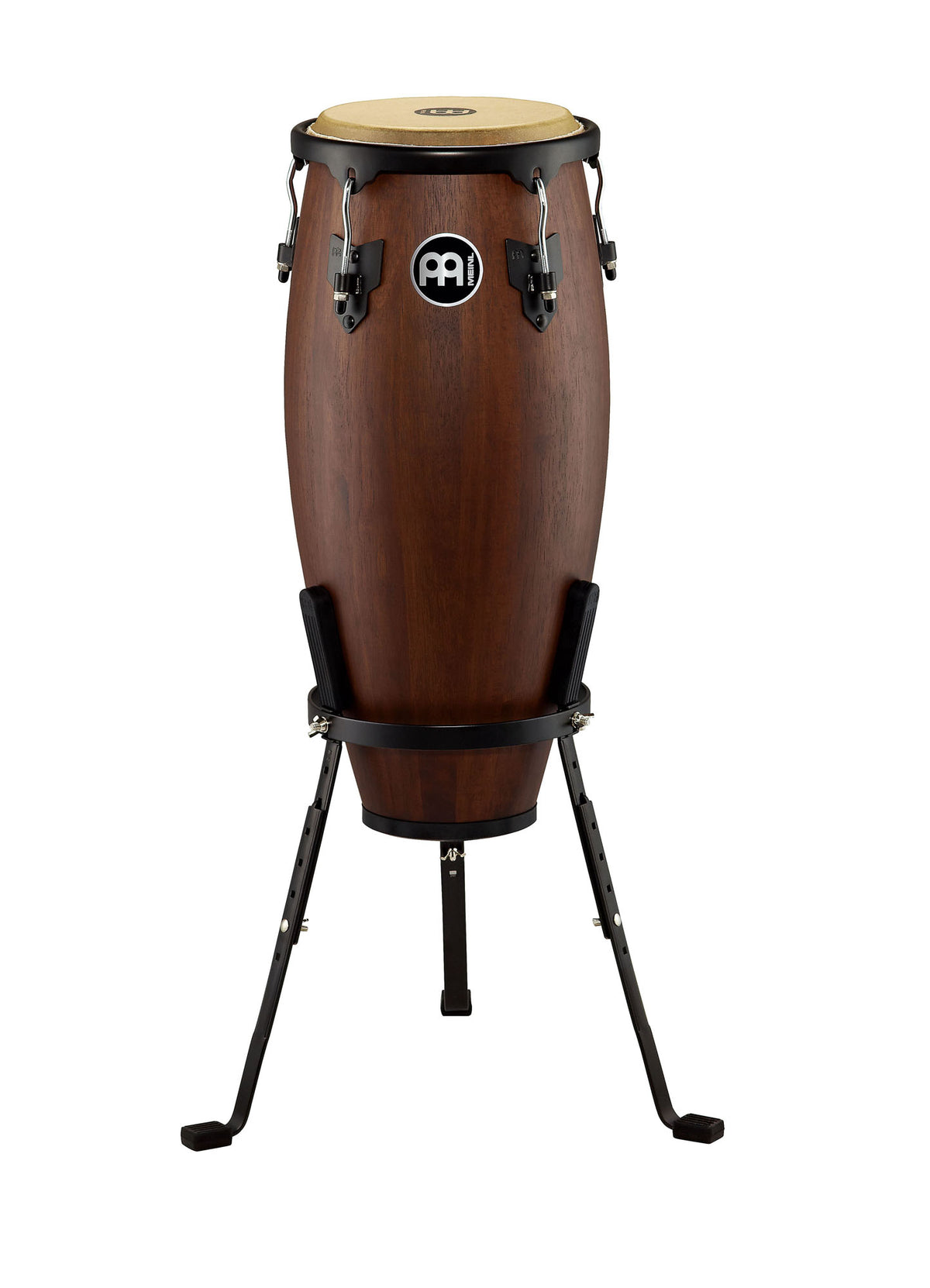 Nino 10", hévéa, 71 cm, peau buffle, accastillage noir poudré, avec pied panier