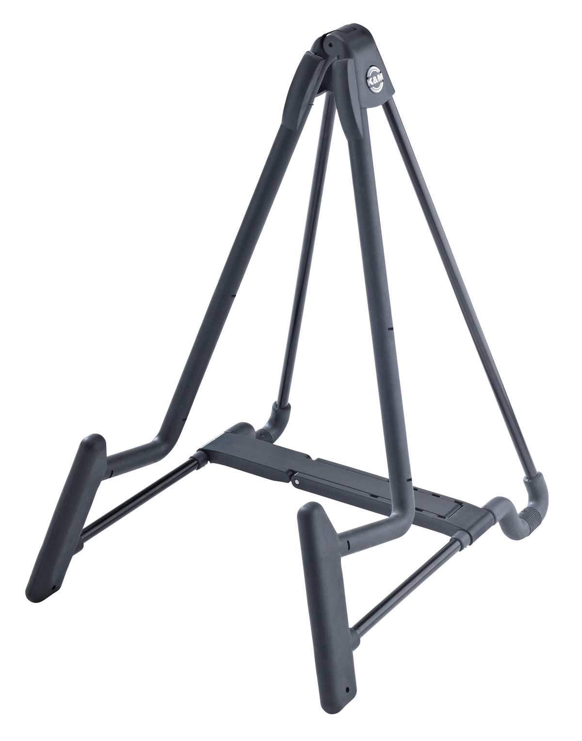 Support pour guitare électrique HELI 2, modèle pliable, facile à transporter, largeur réglable 4 positions, 1.3 kg, noir