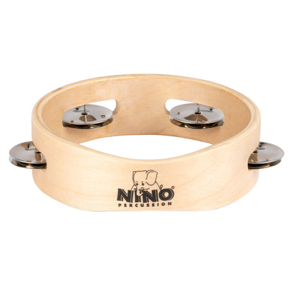 TAMBOURIN NINO BOIS 6"/1 RANG