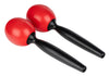 Nino 575R Maracas Plastique Ronds Med Rouge