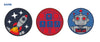 Ritter Set de 3 Badges Game