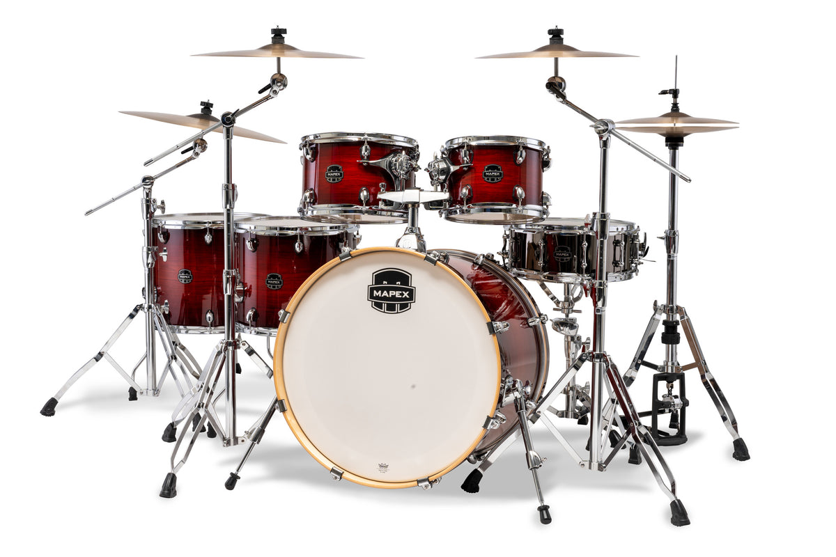Batterie Armory X-Drive, 6 fûts, sans accessoires, Red Onyx