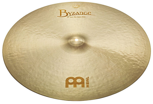 Ride Jazz Big Apple 22", Alliage bronze B20, Martelée à la main, Finition traditionnelle