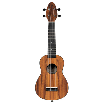 K3-ACA, pack ukulélé Soprano, table acacia, corps ABS, manche okoumé, 12 frettes, accessoires