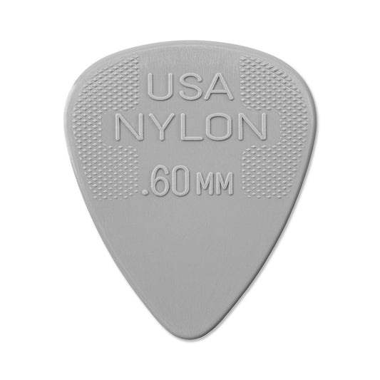 Sachet de 12 médiators Nylon Standard 060 (gris clair)