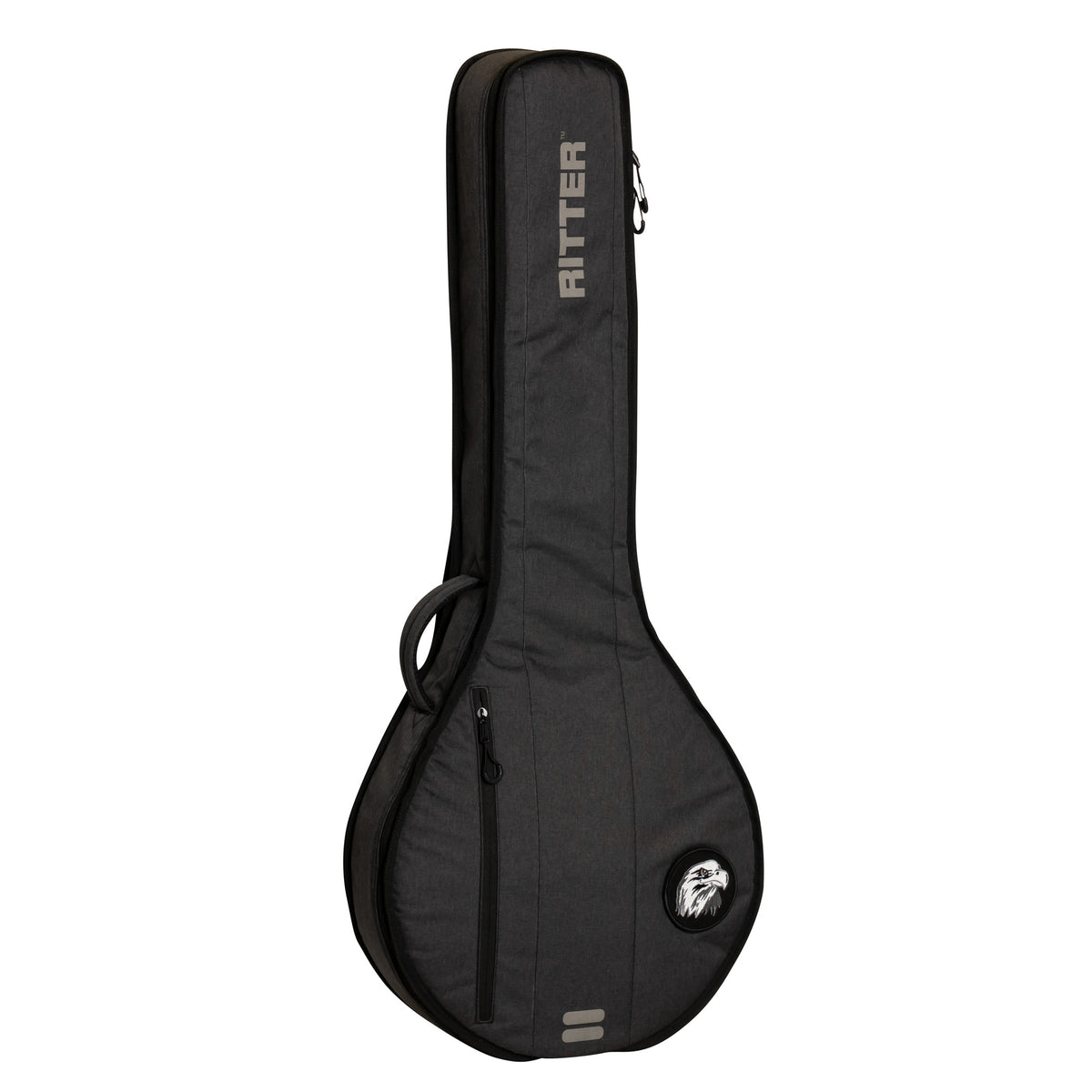 Housse DAVOS 2 pour banjo 4 ou 5 cordes, gris