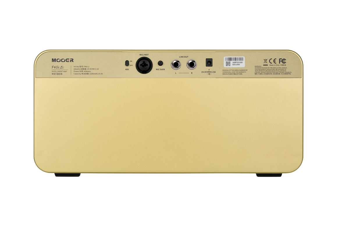 MOOER F40ILI-GD AMPLI F40I LI 40W DORE