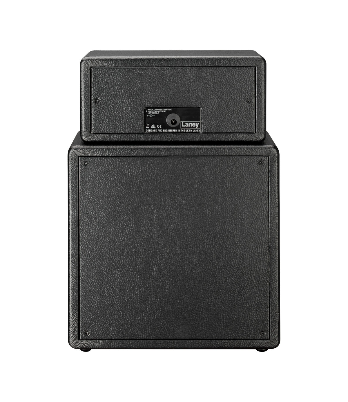 Ampli guitare MINISTACK-IRON stéréo 2x 3W, look Ironheart, 4 x HP 3", 2 canaux, connectique LSI, noir