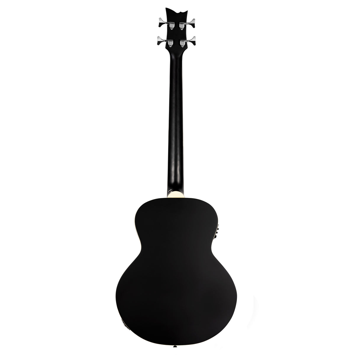 D7E-SBK-4, basse 4 cordes, EQ Ortega MagusPro/B, table épicéa, f/e acajou, manche acajou, noir satiné