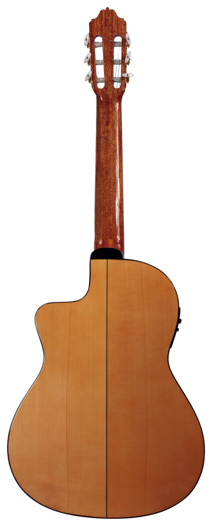 5FCE, Flamenca pan coupé électro-acoustique, table épicéa massif, fond & éclisses sycomore, EQ Fishman Prefix Pro