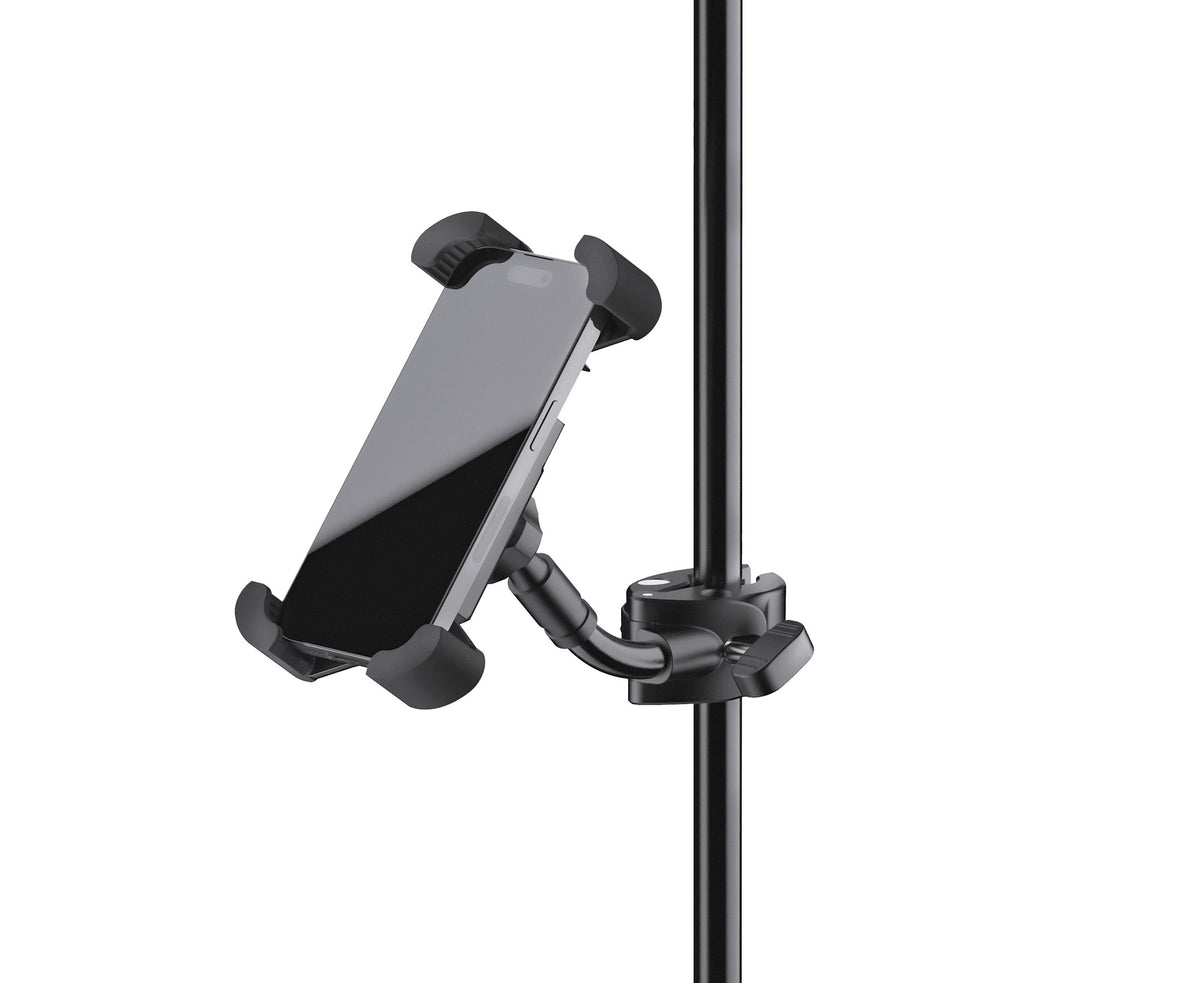 Support de smartphone universel K&M 19755, fixation par serrage