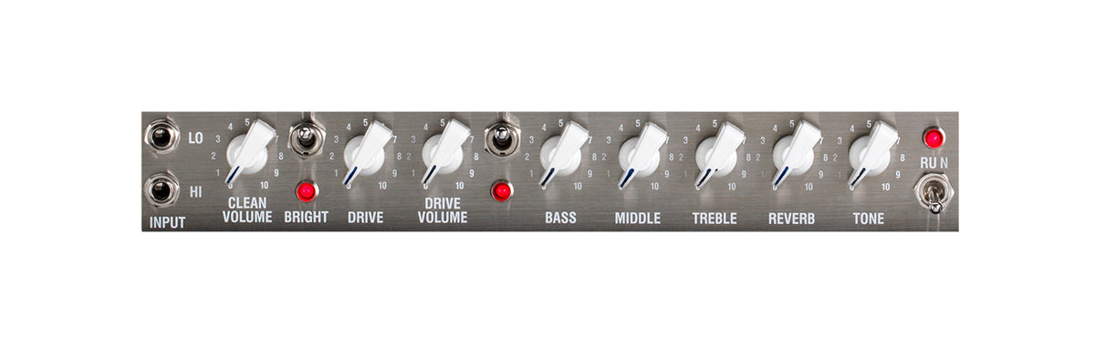 Tête amplifiée à lampes 5W & 0.5W, 2 canaux, réverb, USB, fonction RE-AMP, avec housse, 7.8 kg