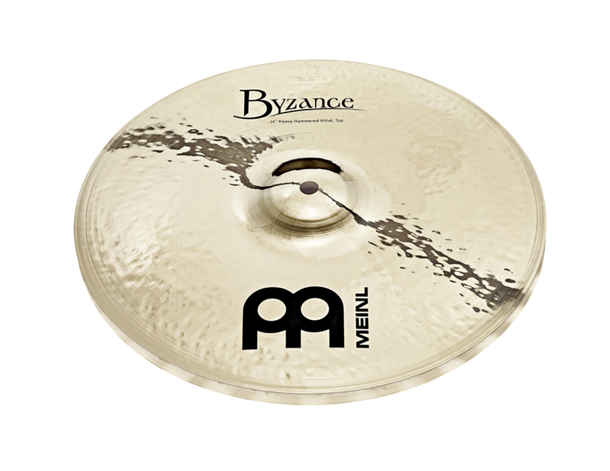 Charleston Byzance 14" Brilliant Heavy, martelée à la main, finition brillante