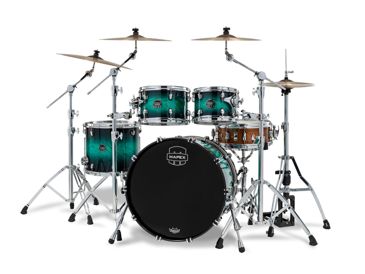 MAPEX SATURN 4 FUTS MARINE TEAL BURST