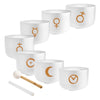 Set de cuencos tibetanos de cristal Sonic Energy de 12