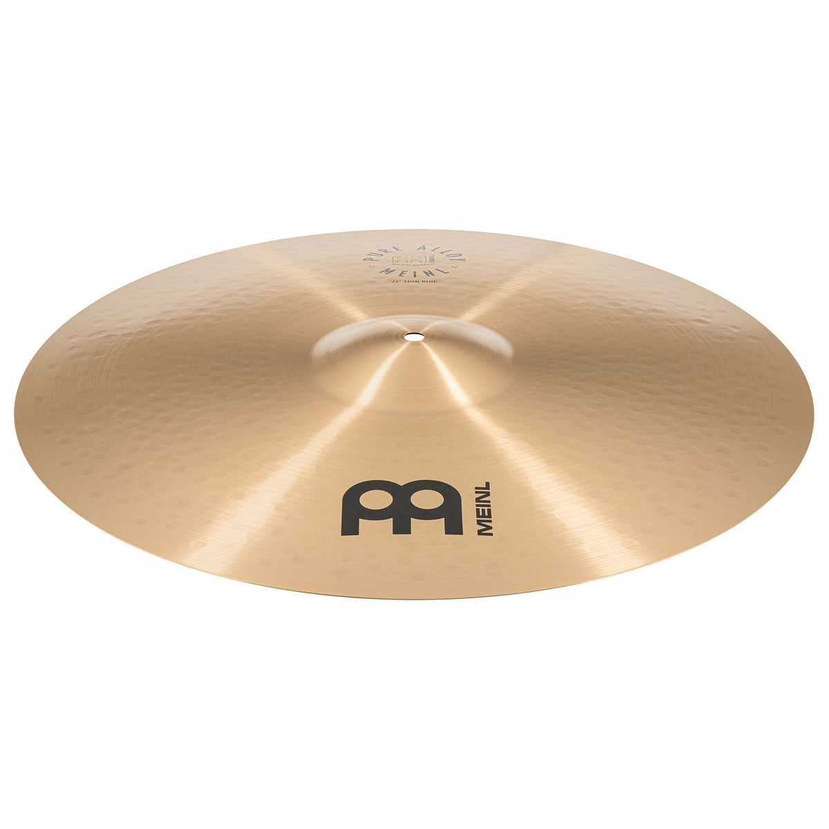 Thin Ride 22" Meinl Pure Alloy fini traditional martelé